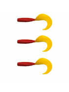 3 Hecht Twister XXL Gummiköder 16 cm rot