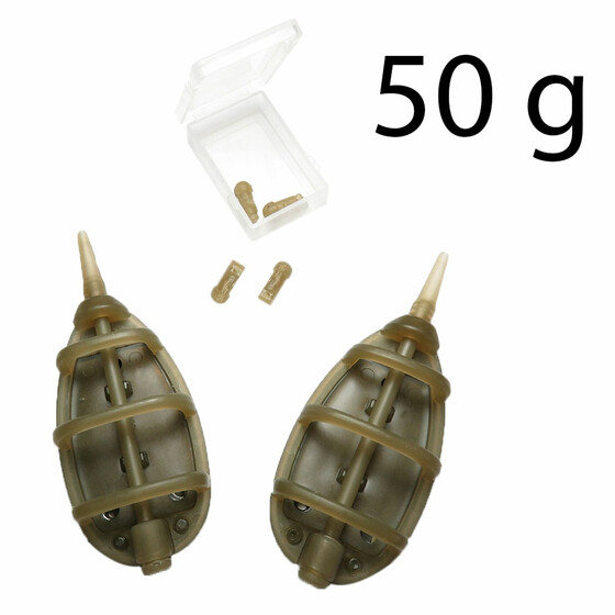 2 Method Feeder Krbe mit Schnurverbinder 50 g