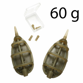 2 Method Feeder Krbe mit Schnurverbinder 60 g