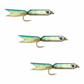 3 Mini Jigs Barsch Zocker hellblau-silber