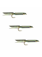 3 Mini Jigs Barsch Zocker schwarz