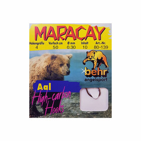 Aalhaken mit Vorfach bronze Gr. 04