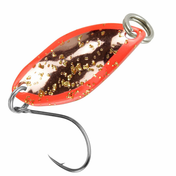 Forellen Blinker 1,2 g Trout Spoon Fly bronze-glitter