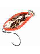 Forellen Blinker 1,2 g Trout Spoon Fly bronze-glitter 1