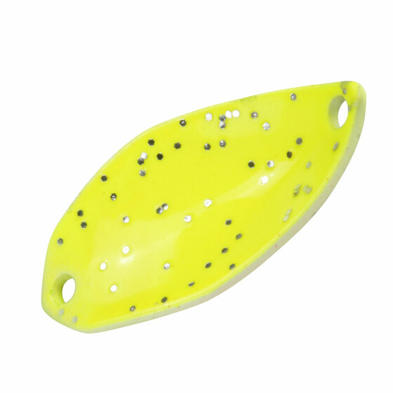 Forellen Blinker 1,2 g Trout Spoon Fly chartreuse-glitter