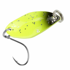 Forellen Blinker 1,2 g Trout Spoon Fly chartreuse-glitter