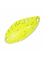 Forellen Blinker 1,2 g Trout Spoon Fly chartreuse-glitter 2