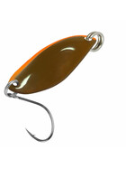 Forellen Blinker 1,2 g Trout Spoon Fly gold-braun 1
