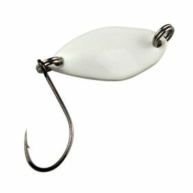 Forellen Blinker 1,2 g Trout Spoon Fly wei-silber