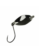 Forellen Blinker 1,2 g Trout Spoon Fly weiß-silber 2