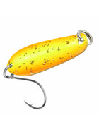 Forellen Blinker 1,6 g Trout Spoon Boogie gelb-orange-glitte
