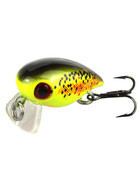 Crankbait Wobbler flachlaufend 2,2 cm gelb-sc