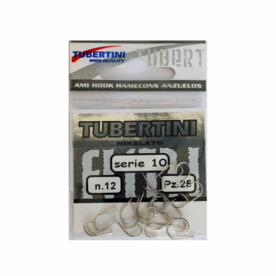 25 Angelhaken Friedfisch Haken Tubertini lose Gr. 12