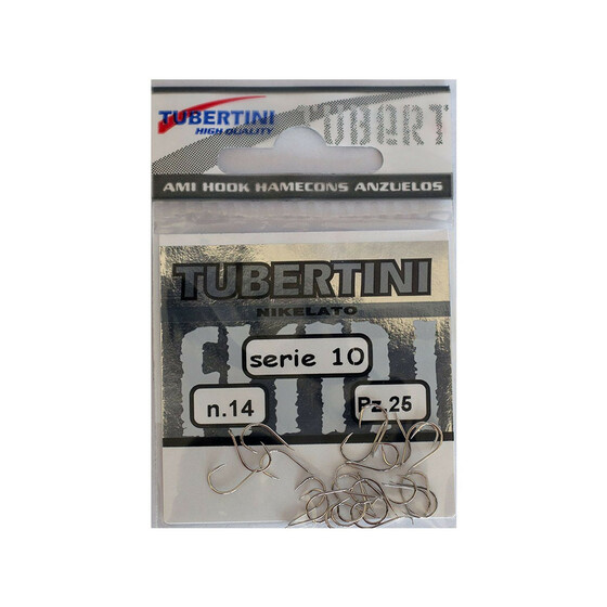 25 Angelhaken Friedfisch Haken Tubertini lose Gr. 14