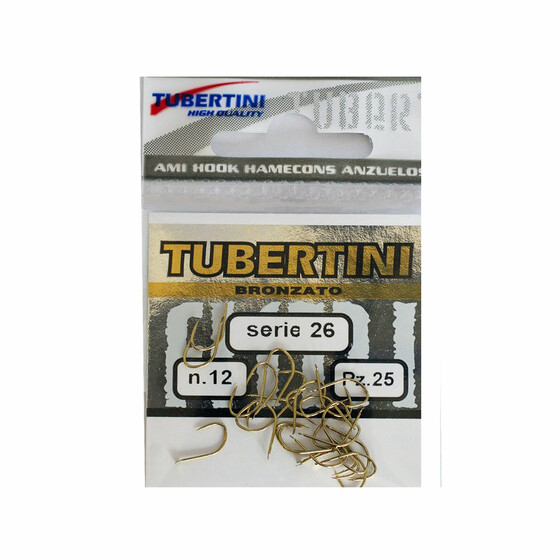 25 Friedfisch Haken Tubertini Angelhaken lose Gr. 12