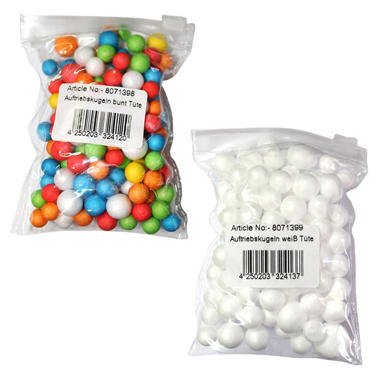 Styropor Kugeln Popup Auftriebskugeln