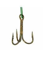 30 Stahlvorfächer mit Drilling 1x7 Hechtvorfach 2