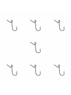 Drop Shot Angel Haken Stand Out schwarz Gr. 1