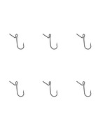 Drop Shot Angel Haken Stand Out schwarz Gr. 1