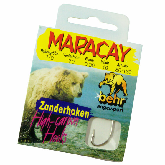 Maracay Zander Haken nickel - Gr 1/0