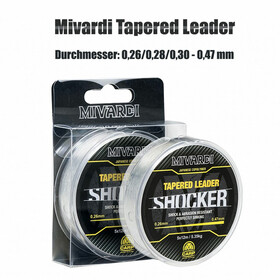 Schlagschnur verjüngt Mivardi Tapered Leader