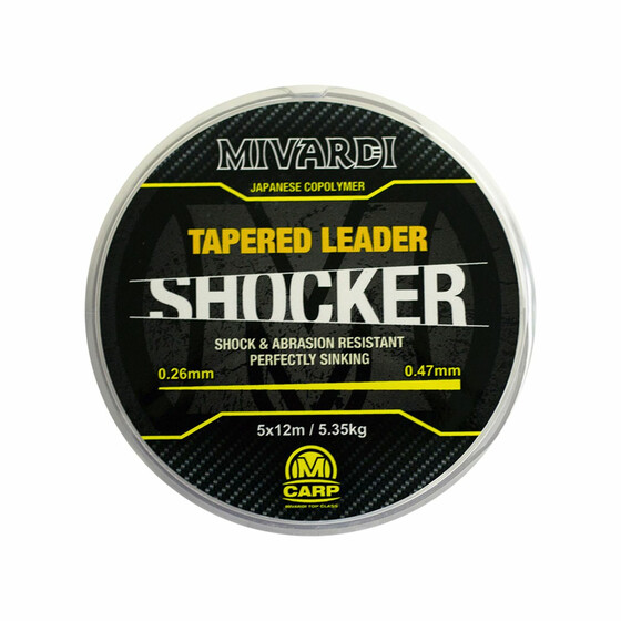 Schlagschnur verjngt Mivardi Tapered Leader 0,26 - 0,47 mm