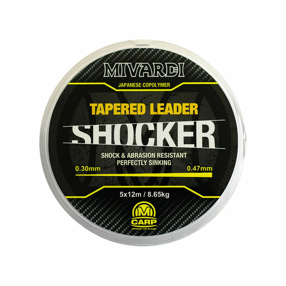 Schlagschnur verjngt Mivardi Tapered Leader 0,30 - 0,47 mm