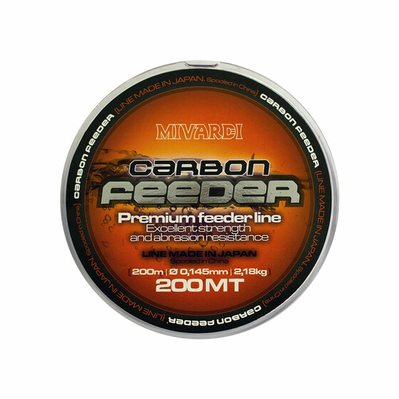 Feederschnur 200 m Carbon Schnur 0,145 mm