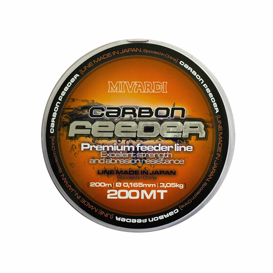 Feederschnur 200 m Carbon Schnur 0,165 mm