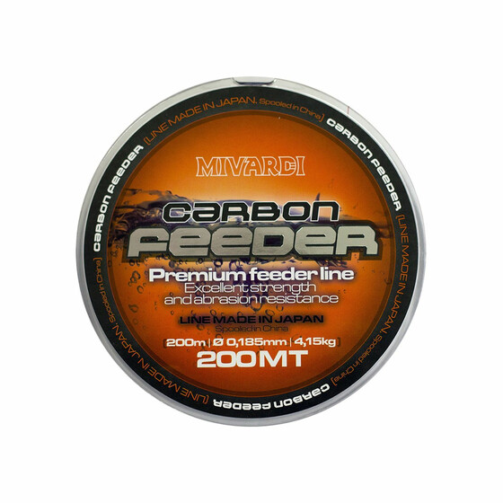 Feederschnur 200 m Carbon Schnur 0,185 mm