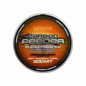 Feederschnur 200 m Carbon Schnur 0,205 mm