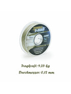 15 m Karpfen Vorfachschnur geflochten camou 0