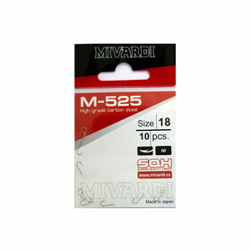 10 Friedfisch Angelhaken ungebunden nickel Gr. 18