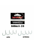 10 Angelhaken lose Yamatsu Chinu Gr. 6 - 2/0 2