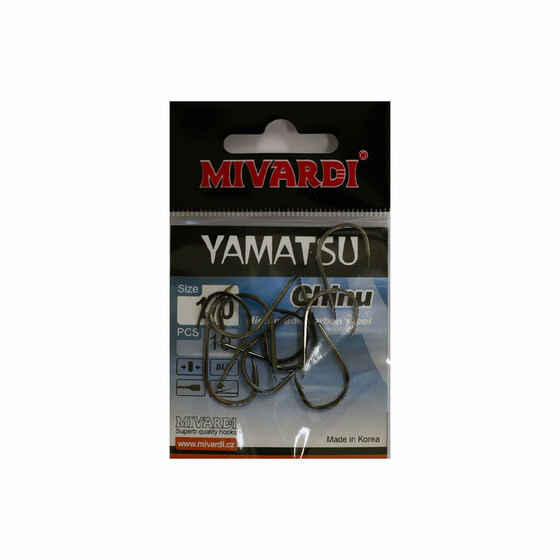 10 Universal Angelhaken lose Yamatsu Haken mit Plttchen Gr. 1/0