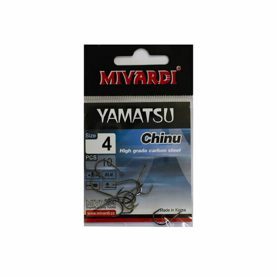 10 Universal Angelhaken lose Yamatsu Haken mit Plttchen Gr. 4