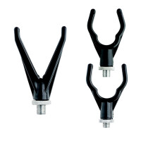 Rutenablage schwarz für Rutenhalter