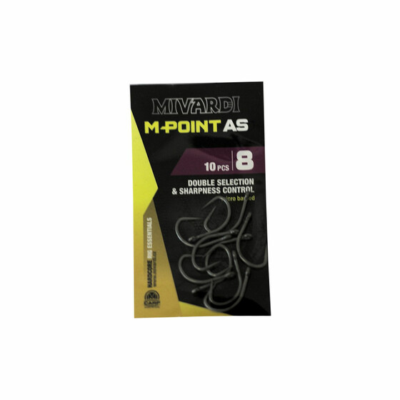 10 Karpfenhaken mit hr Wide Gap Haken Gr. 8