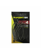 10 lange Karpfenhaken mit gebogenem Schaft Gr