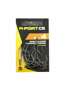 10 kurze Karpfenhaken mit gebogenem Schaft Gr