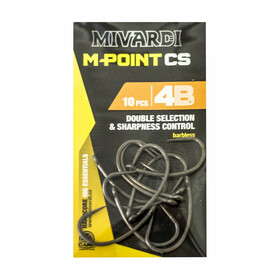 10 kurze Karpfenhaken mit gebogenem Schaft Schonhaken Gr. 4