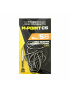 10 kurze Karpfenhaken mit gebogenem Schaft Sc