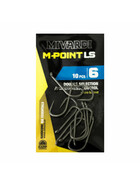 10 Karpfenhaken mit Öhr langschenklig Gr