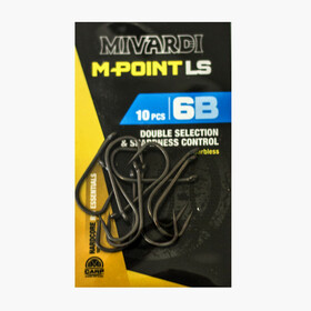 10 Karpfenhaken mit hr langschenklig Schonhaken Gr. 6