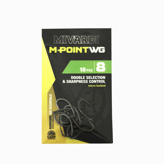 10 kurze Karpfenhaken Wide Gap Haken Gr. 8