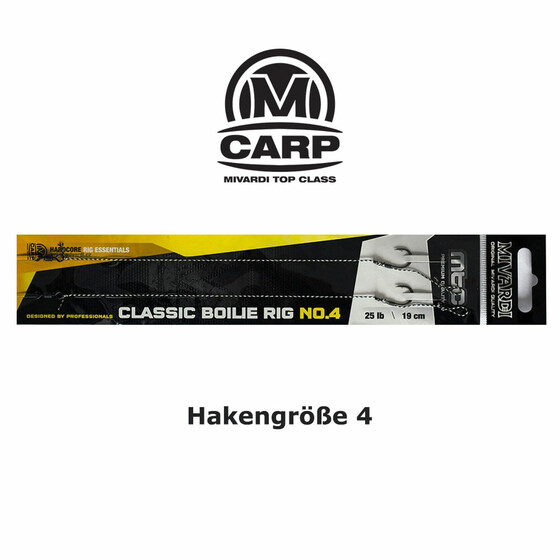 2 Karpfenvorfcher Classic Boilie Rig Gr. 4