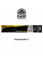 2 Karpfenvorfächer Kombi Rig mit Wirbel 