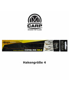 2 Karpfenvorfächer Kombi Rig mit Wirbel 