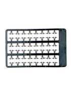 96 Boilie Stopper V-Form Haar-Verlängeru