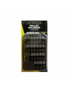 50 Pellet Holder Pelletstopper braun groß 2